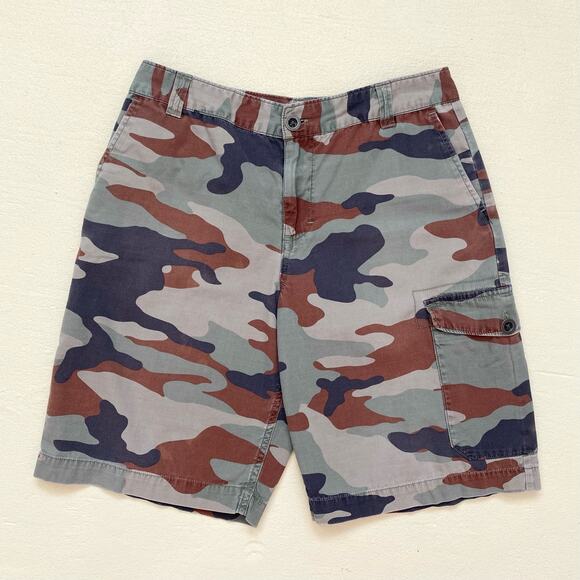 Vintage Polo Ralph Lauren Camo Cargo Shorts, Size 26" - Picture 1 of 8